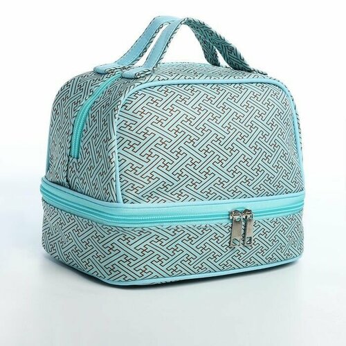 фото Косметичка 23х23 см, бирюзовый promarket