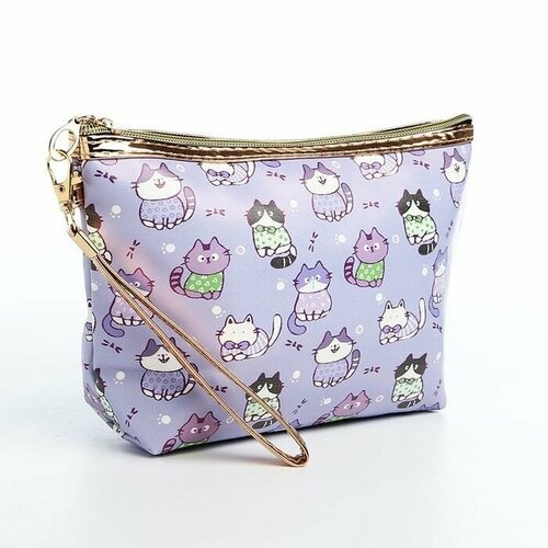 фото Косметичка 24х24 см, фиолетовый promarket