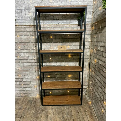 Стеллаж книжный лофт Eko-51 с размерами 100х200х40 см 56000₽