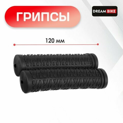 Грипсы Dream Bike, 120 мм, цвет чёрный грипсы 95мм dream bike цвет красный