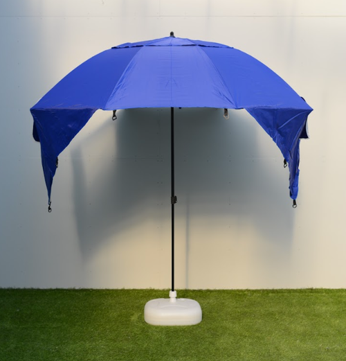 Зонт-палатка 240 см, сетчатые окошки на молнии, 4 колышка, сумка, арт. LHBU-240SPA