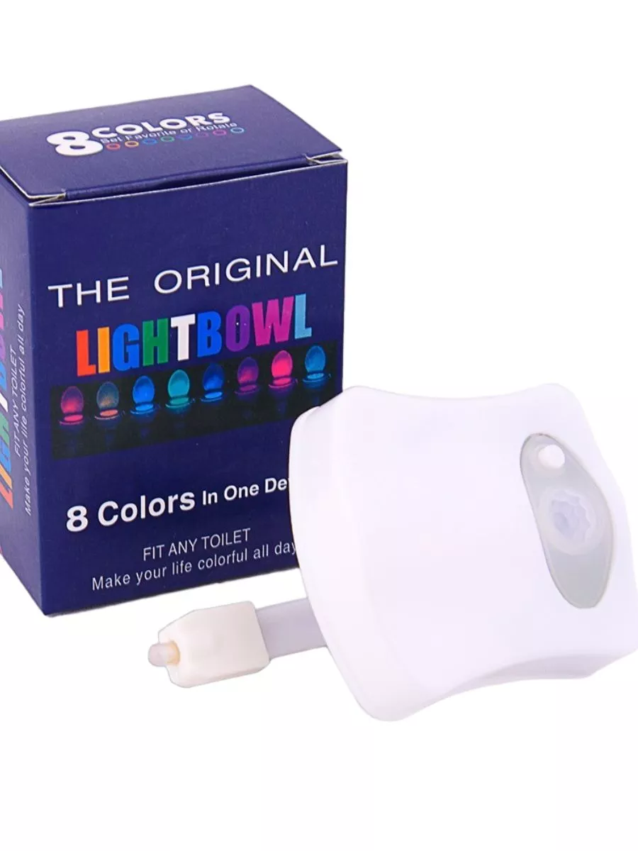 Подсветка для унитаза Goodly Light Bowl с датчиком движения, LED, 8 цветов