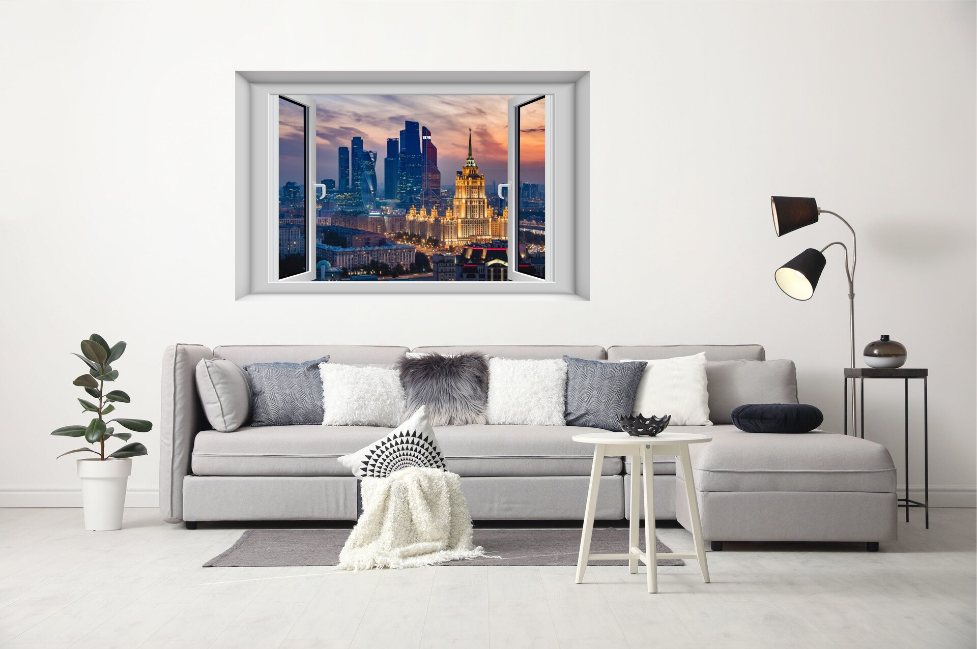 Фотообои с лестницей в интерьере