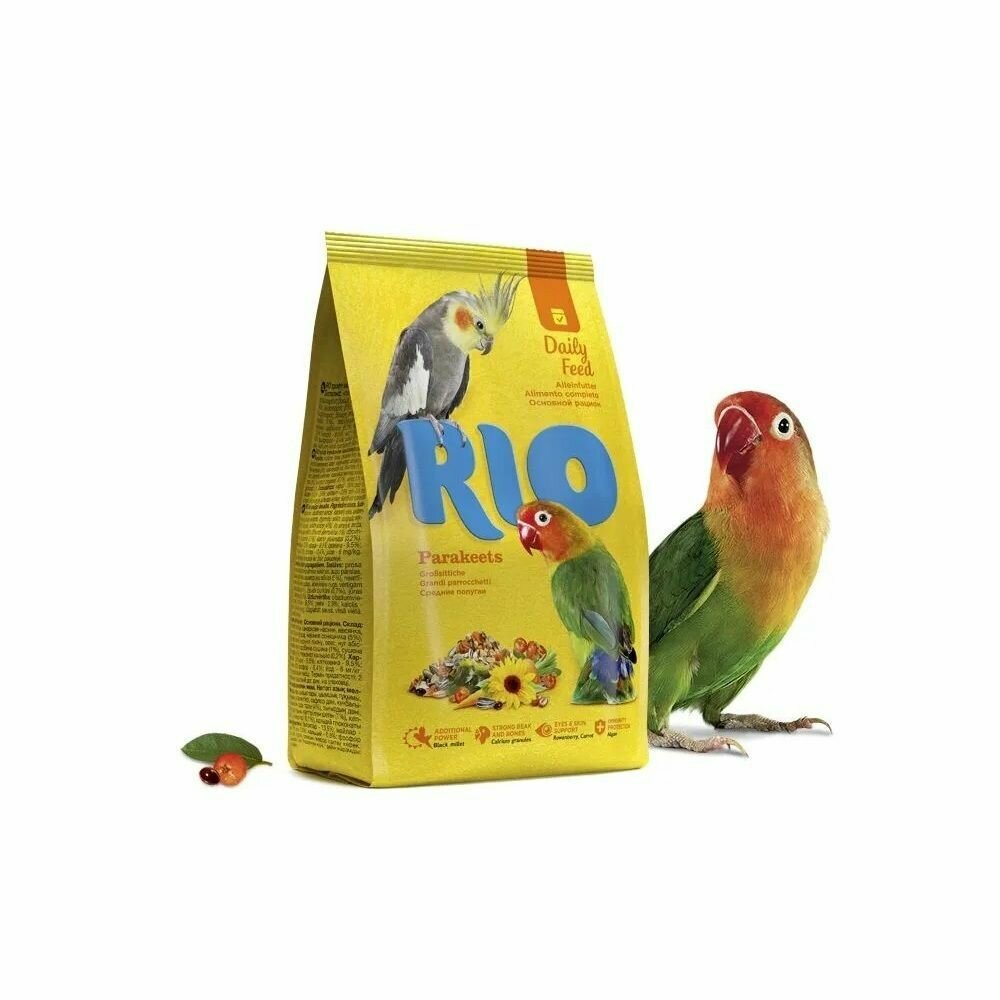Корм для средних попугаев РИО - фото №8