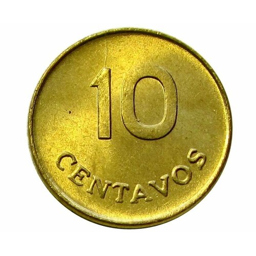 10 сентаво 1975 Перу, UNC бразилия набор из 3 х юбилейный монет 1 2 5 сентаво 1975 фао зебу соя сахарный тростник unc