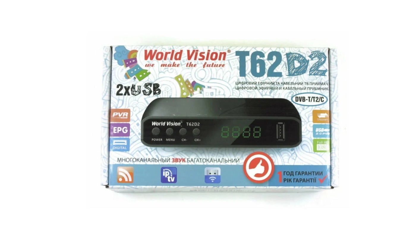 ТВ-тюнер World Vision T624 D2