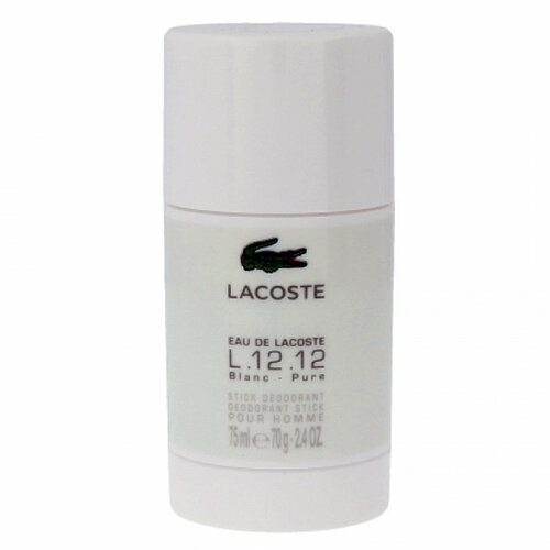 Lacoste Мужской Eau De L.12.12 Blanc Дезодорант стик 75мл