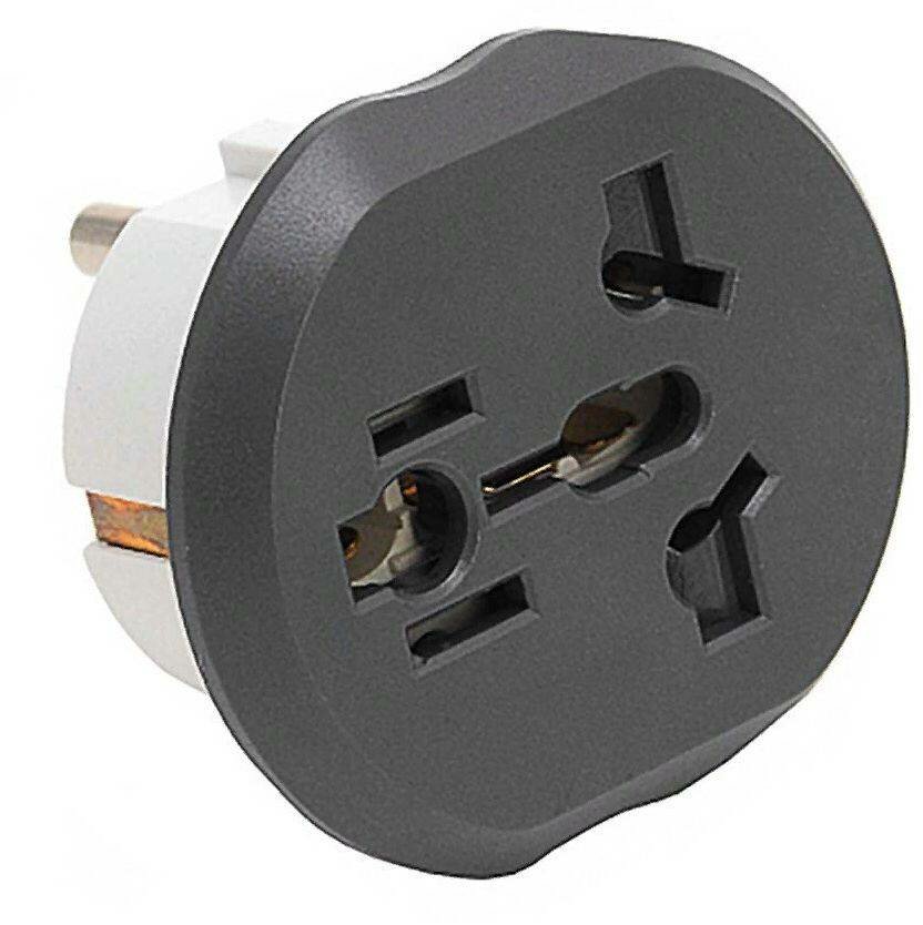 Переходник для розетки универсальный всех типов розеток с Китайской(Cn) Американской (USA) Английской(En) вилки 1шт.