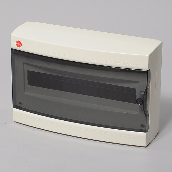 фото Бокс RAM base навесной 18 модулей прозрачная дверь IP41 без клеммника ДКС 84618