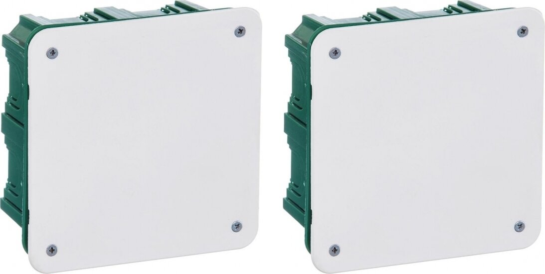 фото Коробка распределительная Schneider Electric 100x100x50 квадратная для кирпичных и бетонных стен IP30 (комплект из 2 шт.)