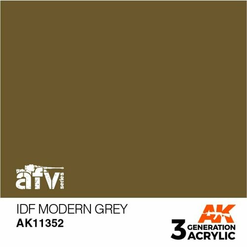 AK11352 Краска акриловая 3Gen IDF Modern Grey