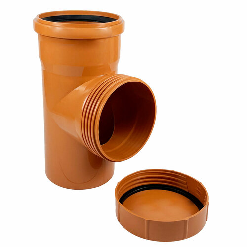 Ревизия Valfex d110 мм пластиковая для наружной канализации ревизия pro aqua comfort d110 мм пластиковая для внутренней канализации