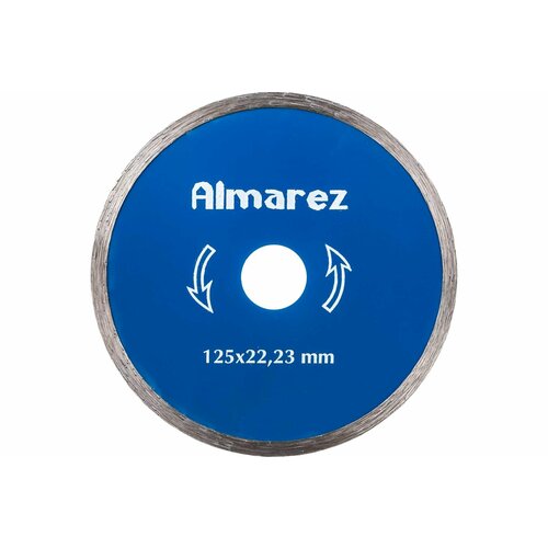 Диск отрезной алмазный Керамика тонкий (125х1.2х22.23 мм) Almarez 302125 диск алмазный almarez 200 25 4 22 2 мм 302200