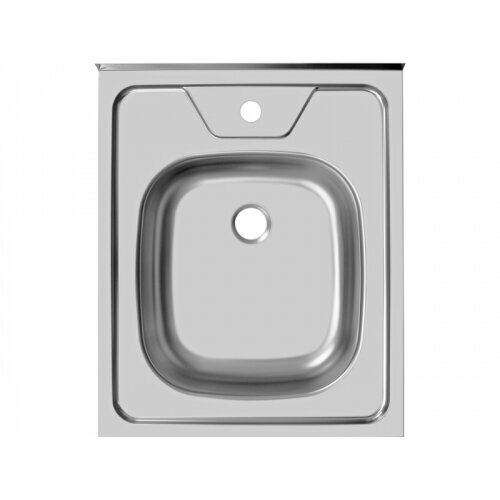 Мойка накладная Furniture 500х600, (0,8х180) выпуск 3 1/2 с сифоном 00-00006813