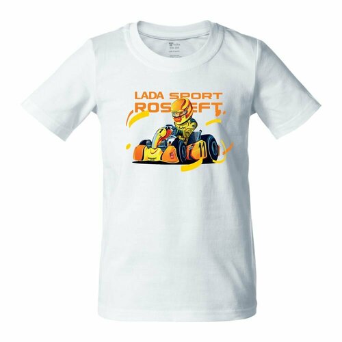фото Футболка lada sport, размер 122, белый