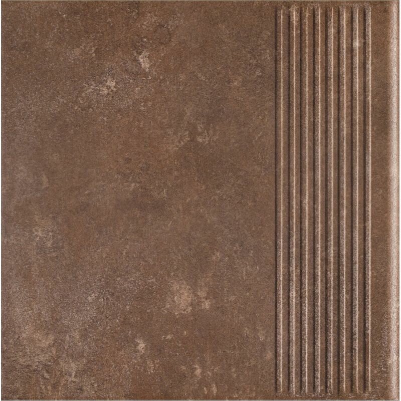 фото Ступень Paradyz Ilario Brown Stopnica Prosta 30x30 см (0.9 м2)