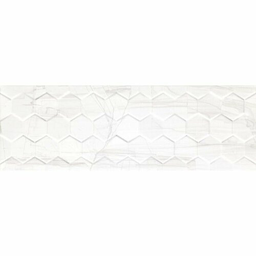 Настенная плитка Ceramika Konskie Brennero White Hexagon Rett 25x75см (1.5 м2)