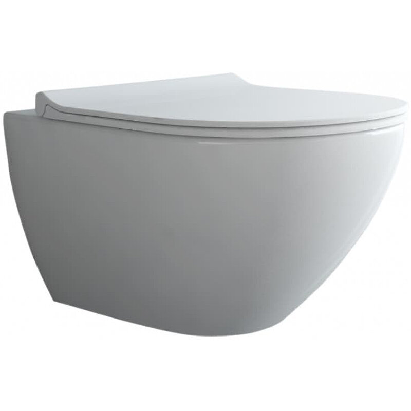 фото Унитаз подвесной Berges Wasserhaus Puma XL Rimless 082126 с сиденьем Микролифт