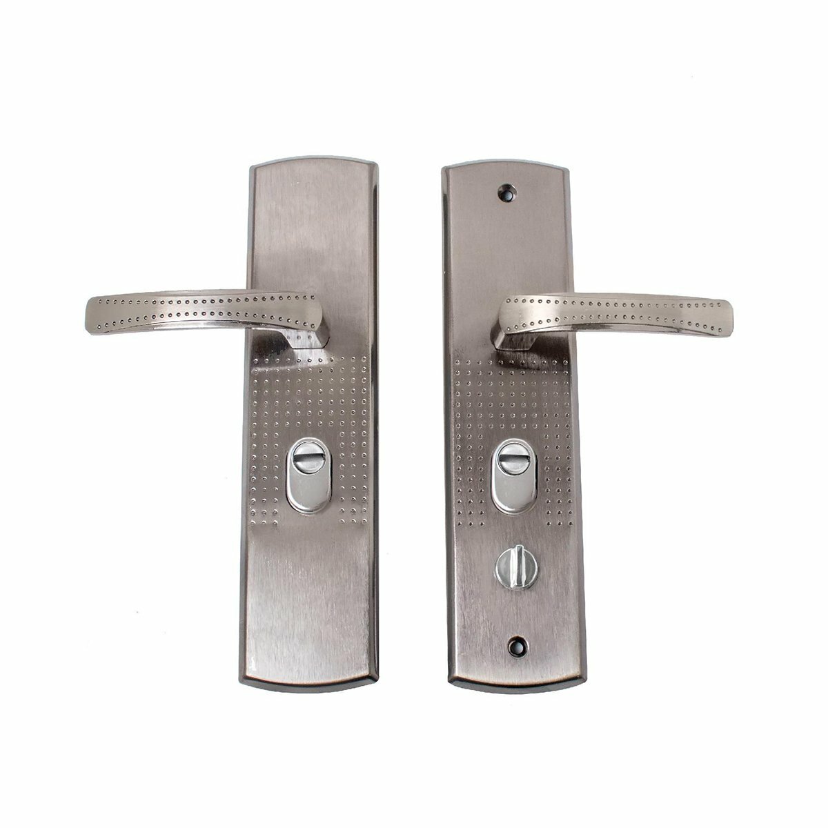 фото Ручка дверная на планке Аллюр РН-А222-L, левая, матовый никель