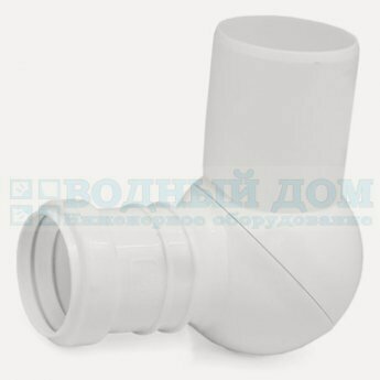 Изображение товара Переходник-колено канализационный KARMAT RN54 40х32 мм угол 0-90 град. регулируемый