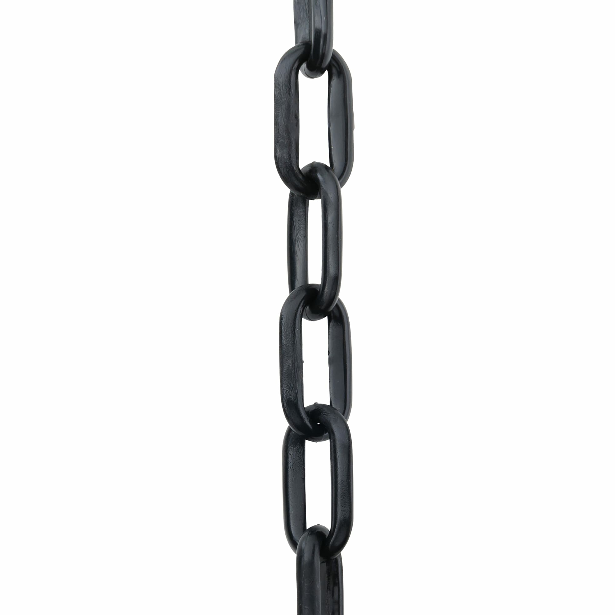 фото Цепь Standers пластик 6 мм неспаянное звено 5 м черная