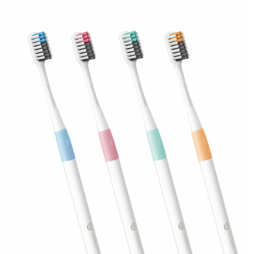 Набор зубных щеток Doctor B Bass Method Toothbrush (4 шт