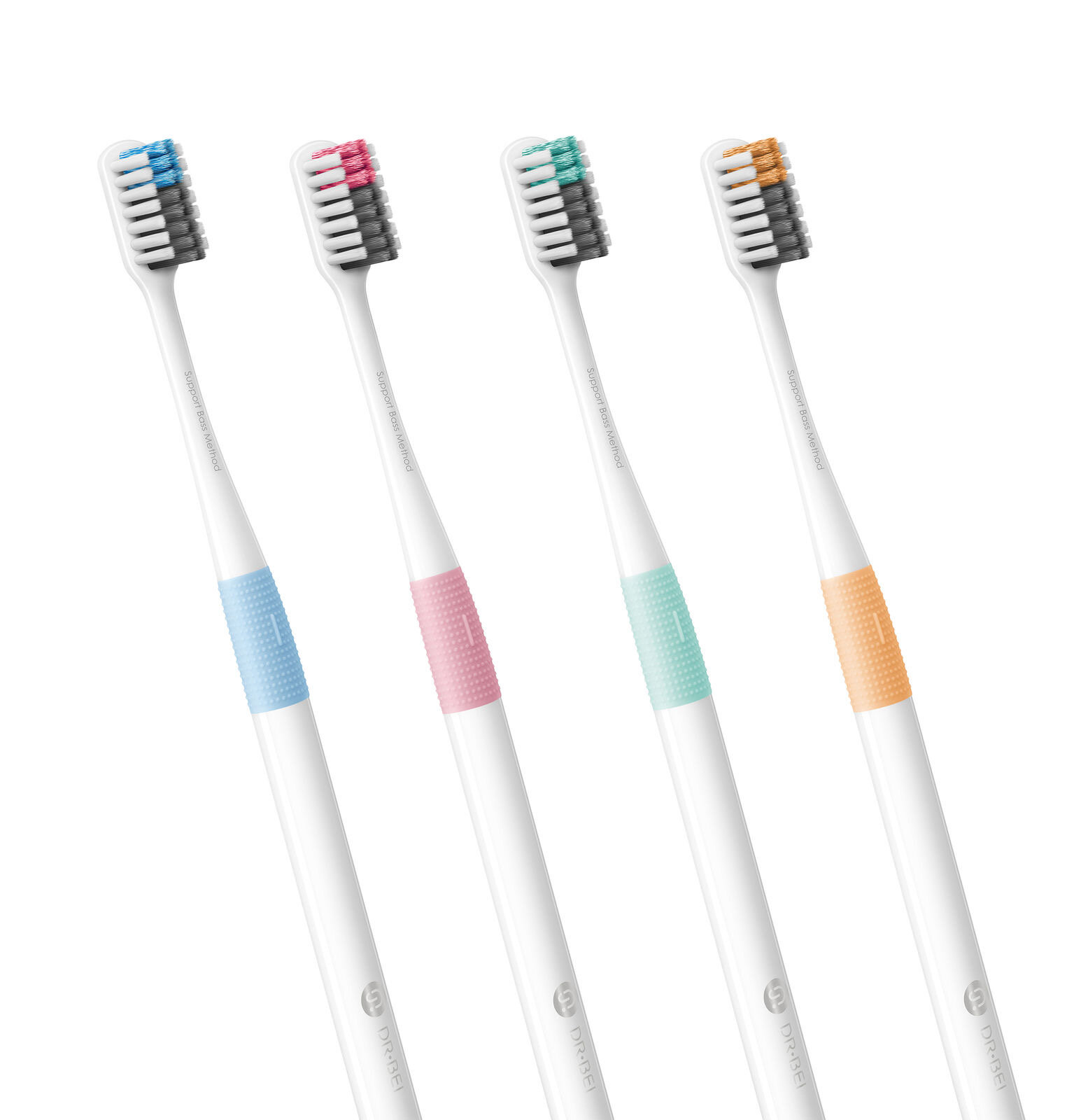 Набор зубных щеток DR.BEI Toothbrush 4-pack (4 colors) (MB0104010409)