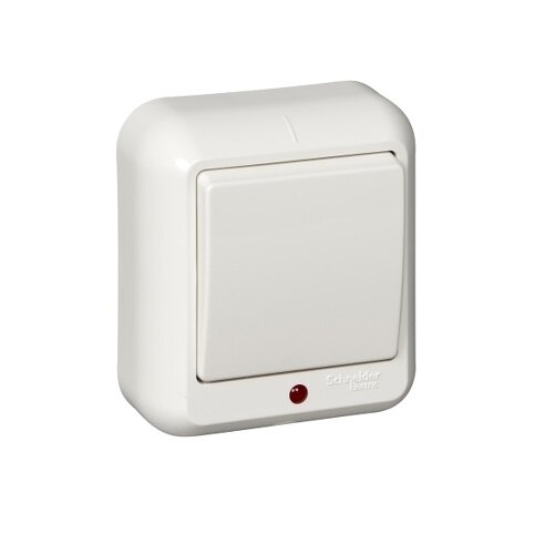 фото Выключатель «прима»ОУ 1КЛ. ИНД. из. ПЛ. СЛ. К, SCHNEIDER ELECTRIC A16046IS (1 шт.)
