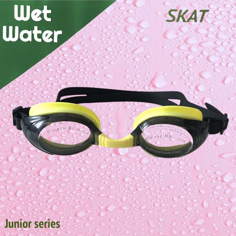 Очки для плавания юниорские Wet Water SKAT желто-черные