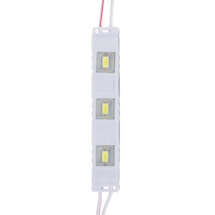 Светодиодный модуль SMD5630, 1.5 Вт, 3 LED, 135 Lm, IP65, 6500К ,12V белый, набор 20 шт.