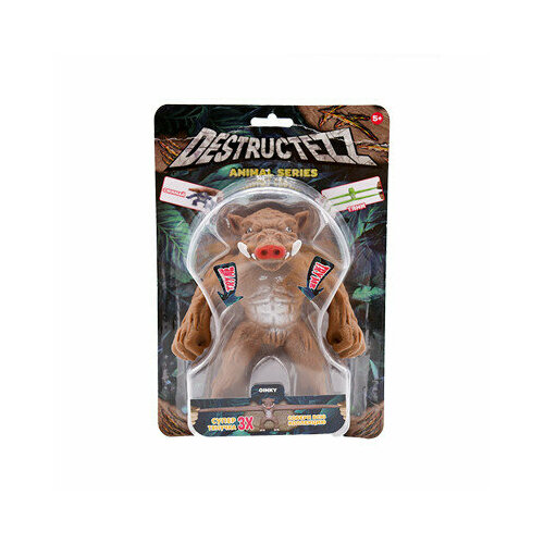 Фигурка тянучка Destructezz ANIMALS животные 6 видов 14 см DST46937