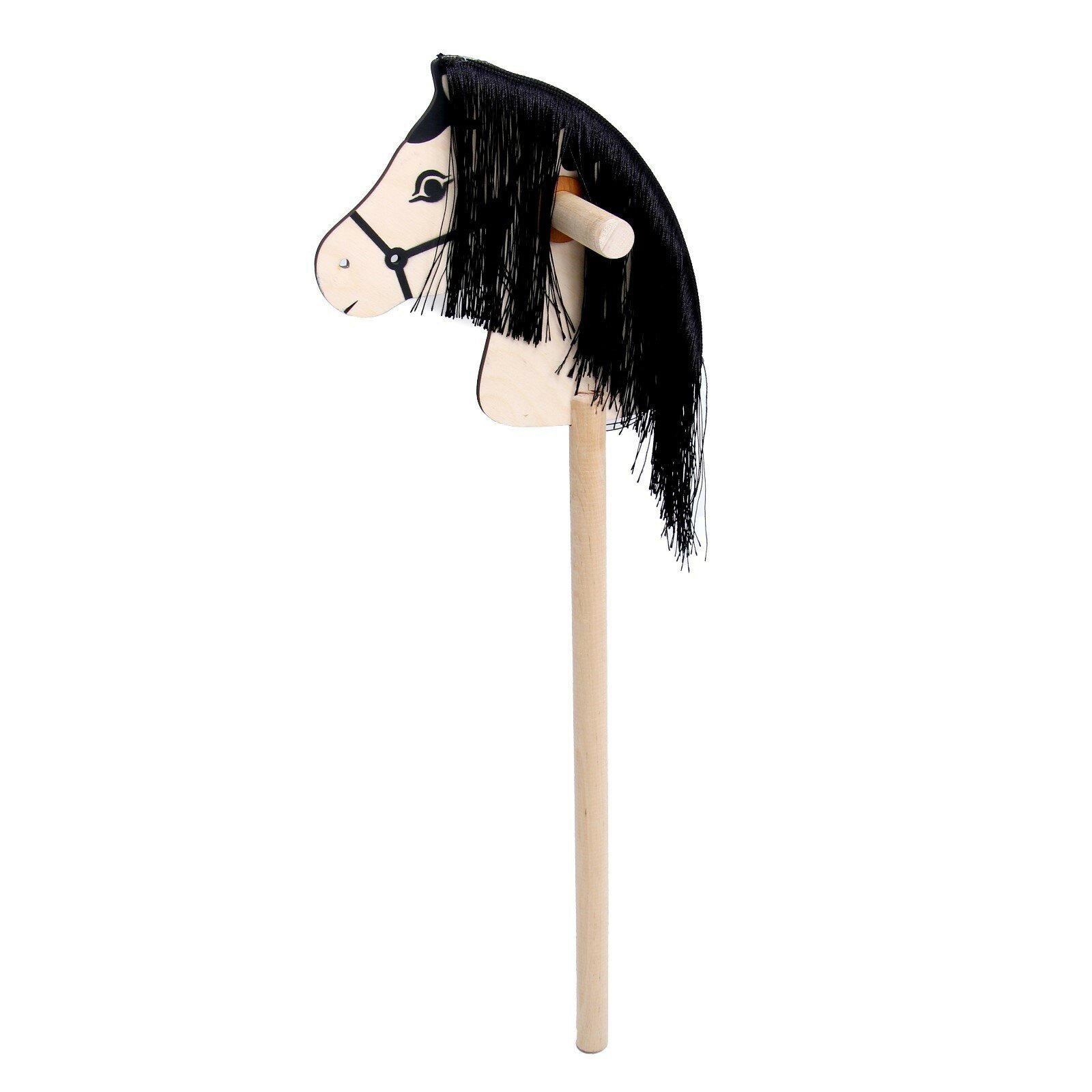Игрушка «Лошадка на палке» с волосами, длина: 66 см