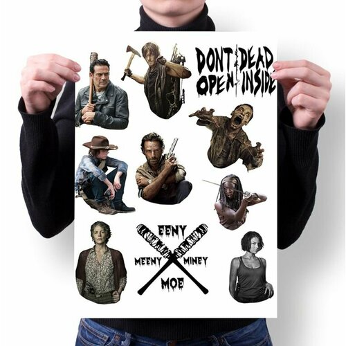 Плакат Ходячие мертвецы, The Walking Dead №45, А1