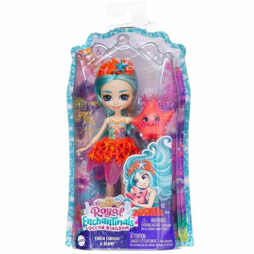 Кукла Mattel Enchantimals Морская звезда с питомцем,