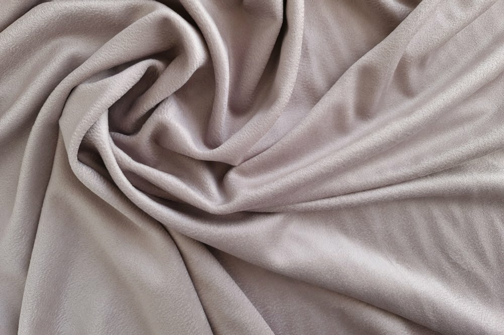 Ткань пальтовая шерсть с кашемиром серого цвета