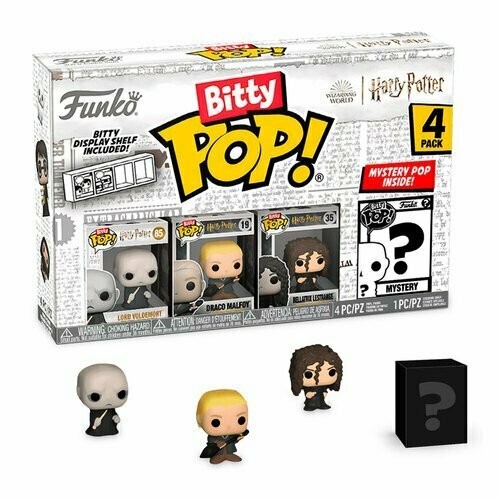 Набор фигурок Funko Bitty POP: Harry Potter - Voldemort, 4 шт фигурка funko bitty pop harry potter гарри поттер s1 harry draco dobby mystery 1 of 4 4pk 71315