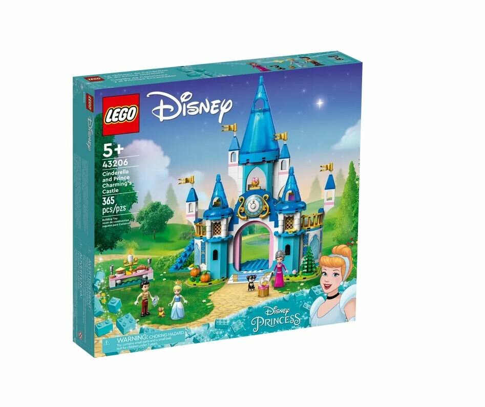 Конструктор Lego Disney Princess Cinderella and Prince Charming`s Castle [43206] - фото №1