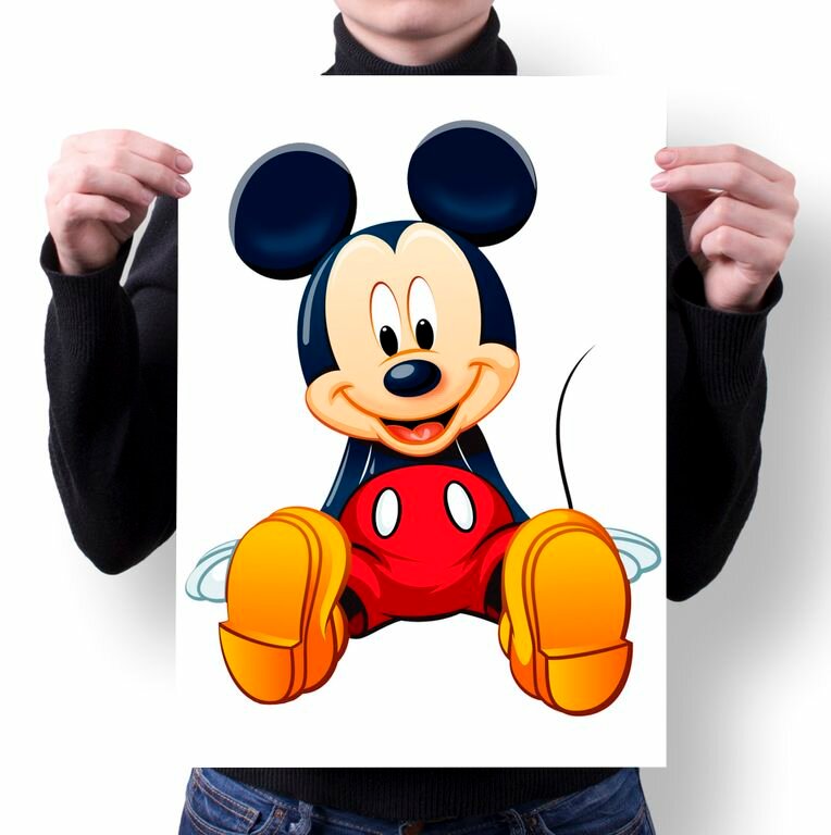 Плакат Mickey Mouse, Микки Маус №7, А2