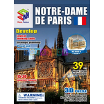 Пазл Notre Dame de Paris 3D, 39 деталей, в коробке 16*22*2см B668-6 - изображение