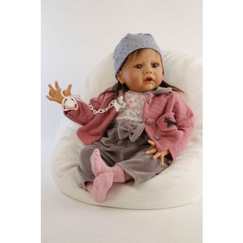 Кукла Schildkrot Pina von Karola Wegerich (Шильдкрет Пина в синей шапочке от Карола Вегерич)