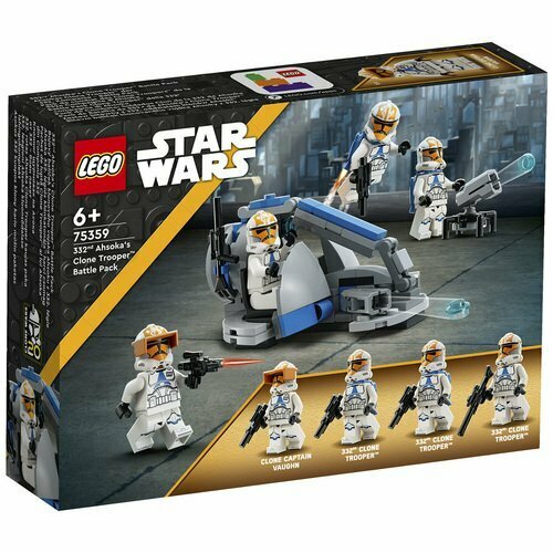 Конструктор LEGO Star Wars 75359 Боевой набор солдат-клонов 332-го полка Асоки хочу лего lego star wars 75359 боевой набор 332 рота солдат клонов асоки