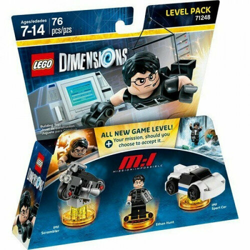 LEGO Dimensions Level Pack - Mission Impossible (Ethan Hunt, IMF Sport Car, IMF Scrambler)
