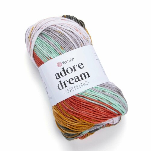 Пряжа Adore Dream, YarnArt, принт - 1069, 100% акрил антипиллинг, 5 мотков, 100 г, 280 м.