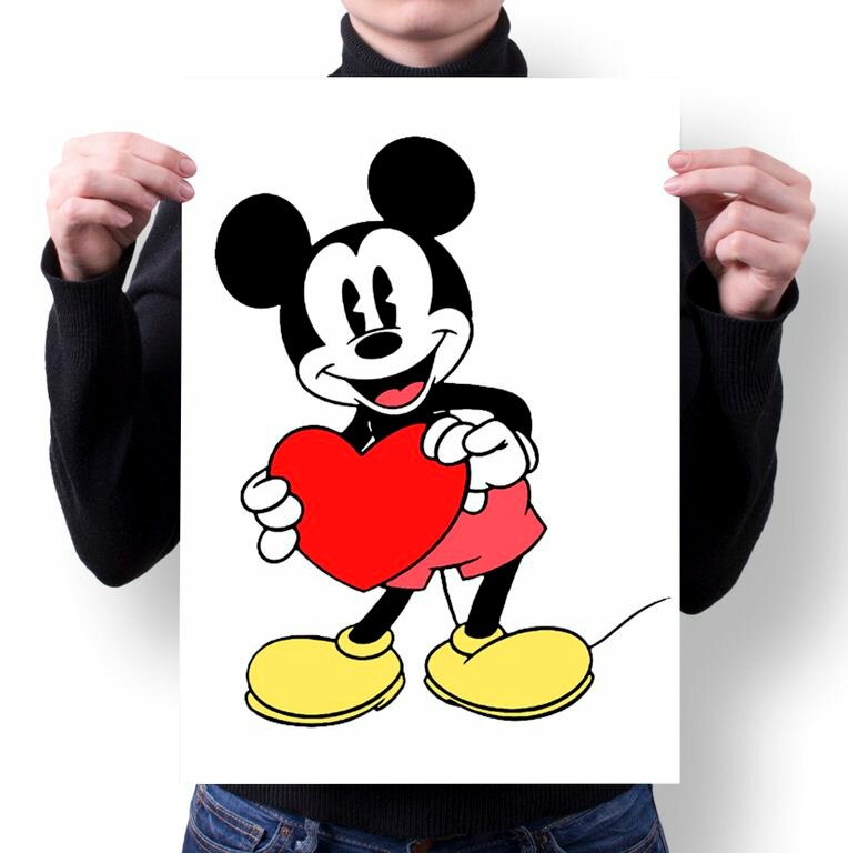Плакат Mickey Mouse, Микки Маус №5, А2