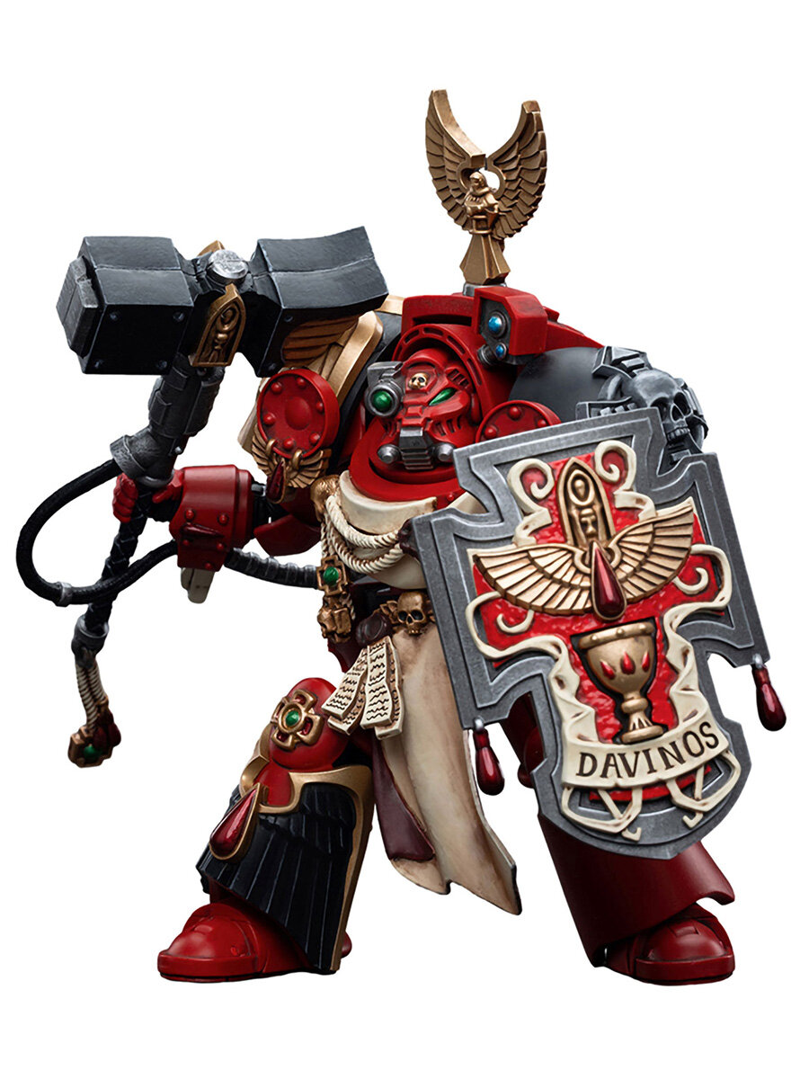 Фигурка JoyToy. Warhammer 40,000: Blood Angels Assault Terminators Brother Davinos - фото №5