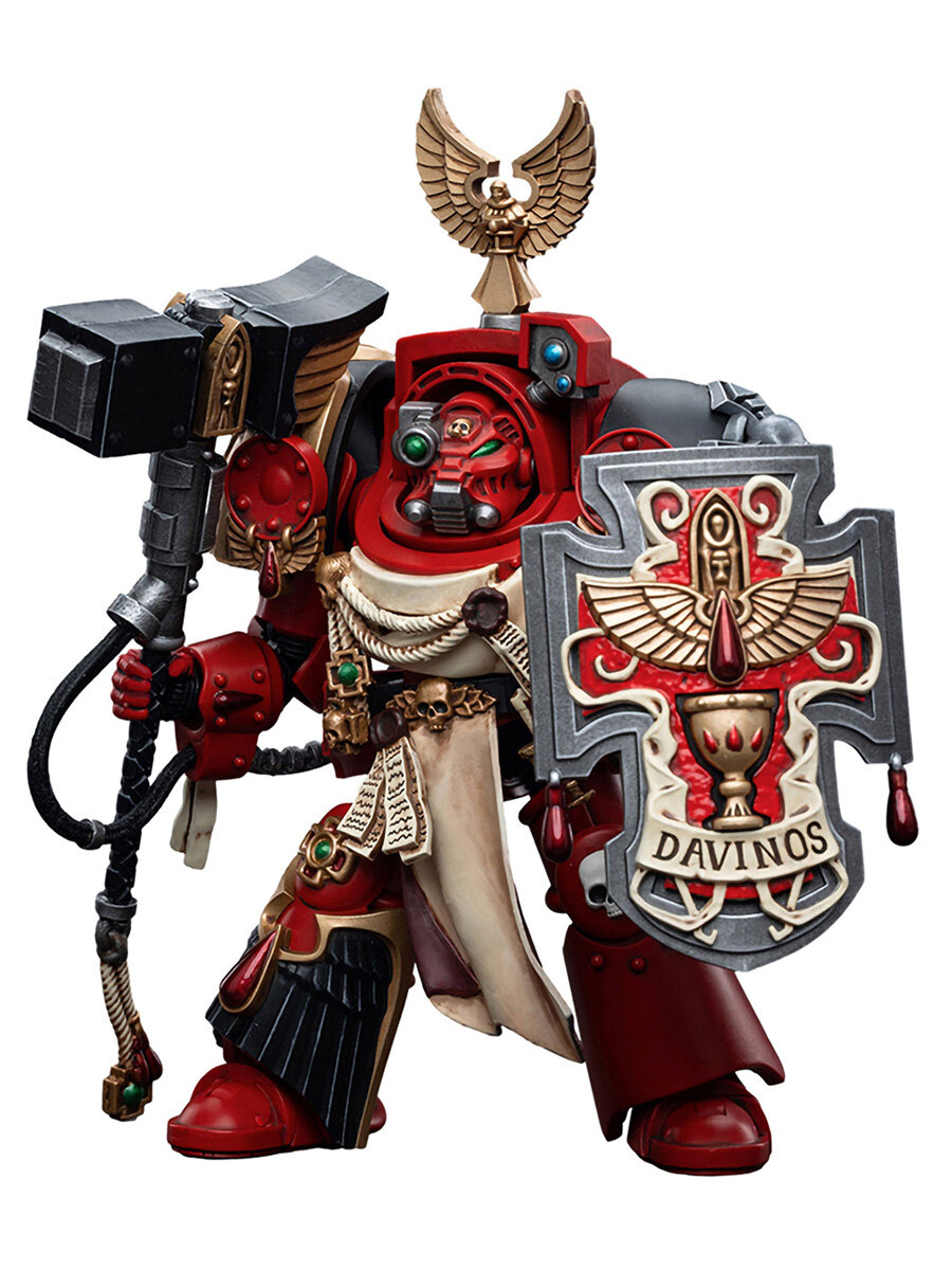 Фигурка JoyToy. Warhammer 40,000: Blood Angels Assault Terminators Brother Davinos - фото №1