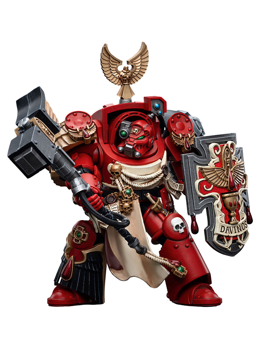 Фигурка JoyToy. Warhammer 40,000: Blood Angels Assault Terminators Brother Davinos - фото №3