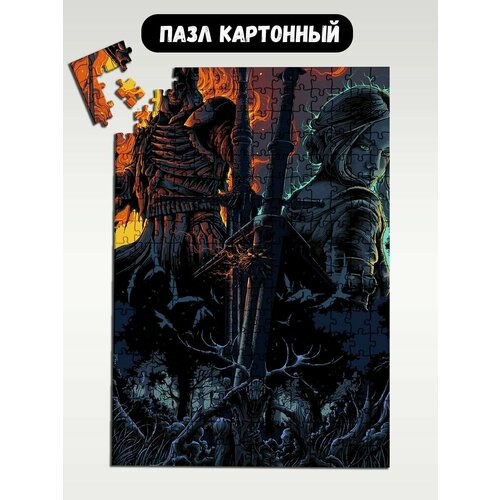 Пазл картонный 39,5х28 см, размер А3, 300 деталей, модель игра Ведьмак - 1312 пазл картонный 39 5х28 см размер а3 300 деталей модель игра ведьмак 8209