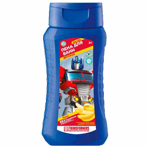 Пена для ванн Трансформеры банан экстракт ромашки череды и лаванд 250мл Умка 124₽