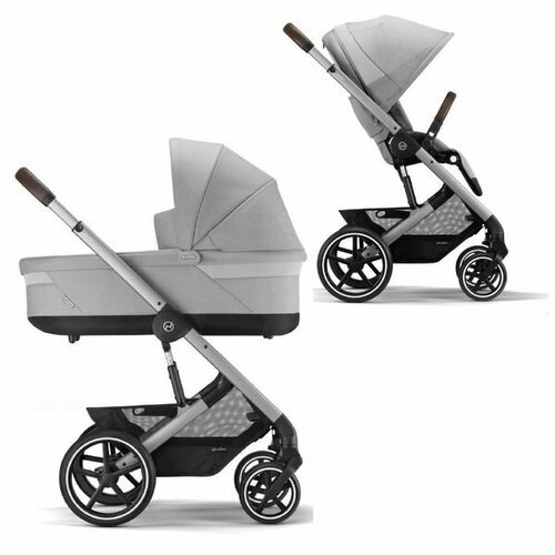 фото Детская коляска 2 в 1 cybex balios s lux lava grey (2023)